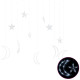 Guirlande lumineuse étoile et lune avec télécommande 138 led – Couleur d'éclairage au choix 