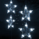  Guirlande lumineuse à étoiles LED 500 LED Blanc 8 fonctions 