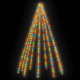  Guirlande lumineuse d'arbre de Noël 400 LED colorées 400 cm 