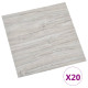 Planches de plancher autoadhésives 20 pcs pvc 1,86 m² - Couleur au choix 