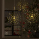Feu d'artifice de Noël d'extérieur 20 cm 140 LED - Couleur de l'éclairage au choix