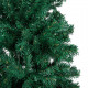 Arbre de noël artificiel avec led et boules vert 210 cm pvc 