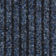 Paillasson rayé bleu 80x120 cm 