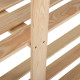 Étagère de stockage 5 niveaux 170x28,5x170cm bois de pin massif 