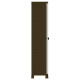 Armoire en plastique 68x39x171,5 cm design de rotin 