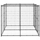 Chenil extérieur cage enclos parc animaux chien d'extérieur pour chiens acier 4,84 m²  02_0000372 