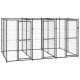 Chenil extérieur cage enclos parc animaux chien extérieur acier 7,26 m²  02_0000385