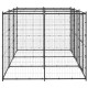 Chenil extérieur cage enclos parc animaux chien extérieur acier 7,26 m²  02_0000385 