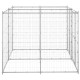 Chenil extérieur cage enclos parc animaux chien extérieur acier galvanisé 4,84 m²  02_0000422 
