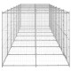 Chenil extérieur cage enclos parc animaux chien extérieur acier galvanisé 16,94 m²  02_0000409 