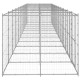 Chenil extérieur cage enclos parc animaux chien extérieur acier galvanisé 26,62 m²  02_0000417 