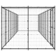Chenil extérieur cage enclos parc animaux chien extérieur acier avec toit 21,78 m²  