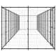 Chenil extérieur cage enclos parc animaux chien d'extérieur pour chiens acier 26,62 m²  02_0000368 