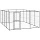 Chenil extérieur cage enclos parc animaux chien extérieur acier 14,52 m²  02_0000381
