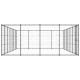 Chenil extérieur cage enclos parc animaux chien d'extérieur pour chiens acier 33,88 m²  02_0000370 