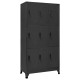 Armoire à casiers anthracite 90x45x180 cm acier