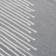 Tapis gris foncé 80x300 cm coton 