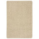 Tapis shaggy antidérapant crème 160x230 cm