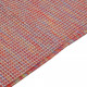 Tapis à tissage plat d'extérieur 140x200 cm rouge 