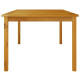 Table de jardin 200x100x74 cm bois d'acacia solide 