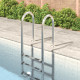 Échelle de piscine 54x38x158 cm acier inoxydable 304