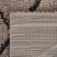 Tapis shaggy à poils longs beige et anthracite 140x200 cm 