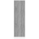 Armoire à réfrigérateur sonoma gris 60x57x207 cm bois 
