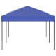 Tente de réception pliable bleu 3x6 m 