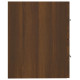 Armoire de lavabo chêne marron 60x38,5x48 cm bois d'ingénierie 