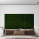 Panneaux muraux 12 pcs 60x15 cm velours 1,08 m² - Couleur au choix 