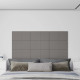 Panneaux muraux 12 pcs 60x30 cm tissu 2,16 m² - Couleur au choix Gris-clair