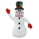 Bonhomme de neige gonflable avec led 240 cm 