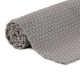 Tapis rectangulaire gris 200x300 cm coton 
