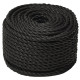 Corde de travail 250 m polypropylène - Couleur et diamètre au choix Noir