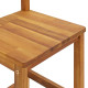 Tabourets de bar lot de 6 bois massif d'acacia 