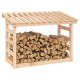 Support pour bois de chauffage bois de pin - Dimensions et couleur au choix 