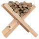 Porte-bûches 47x39,5x48 cm bois massif de pin – Couleur au choix 