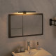 Lampe de miroir à led 5,5 w blanc chaud 30 cm 3000 k