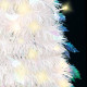  Sapin de Noël artificiel escamotable 50 LED blanc 120 cm 