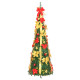  Sapin de Noël artificiel escamotable 150 LED vert 180 cm 