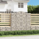 Paniers à gabions arqués 8 pcs 200x50x200/220 cm fer galvanisé