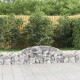 Paniers à gabions arqués 8 pcs 300x30x40/60 cm fer galvanisé