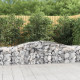 Paniers à gabions arqués 7 pcs 400x50x60/80 cm fer galvanisé