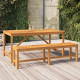 Table à manger de jardin 150x90x74 cm bois d'acacia solide