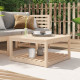 Table de jardin 82,5x82,5x45 cm bois massif de pin