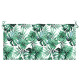 Coussin de banc de jardin motif de feuilles 120x50x3 cm 