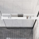 Étagère de douche de paroi de douche à l'italienne - Couleur et longueur au choix Blanc|80 cm