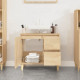 Armoire de salle de bain 65x33x60 cm bois d'ingénierie - Couleur au choix 