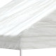 Belvédère avec toit blanc 15,61x4,08x3,22 m polyéthylène 