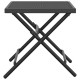 Table de jardin pliable anthracite 38x38x38 cm treillis d'acier 